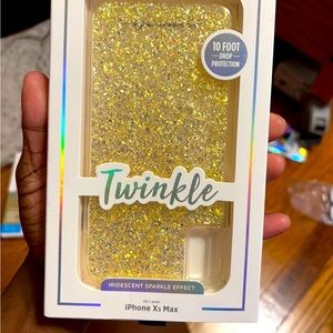 iPhone XS Max case mate brand new glitter